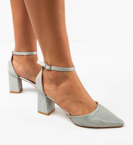 Pantofi dama Sedef Argintii
