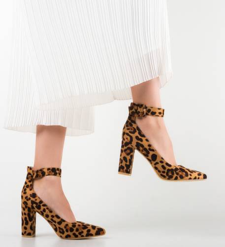 Pantofi dama Tamera Leopard